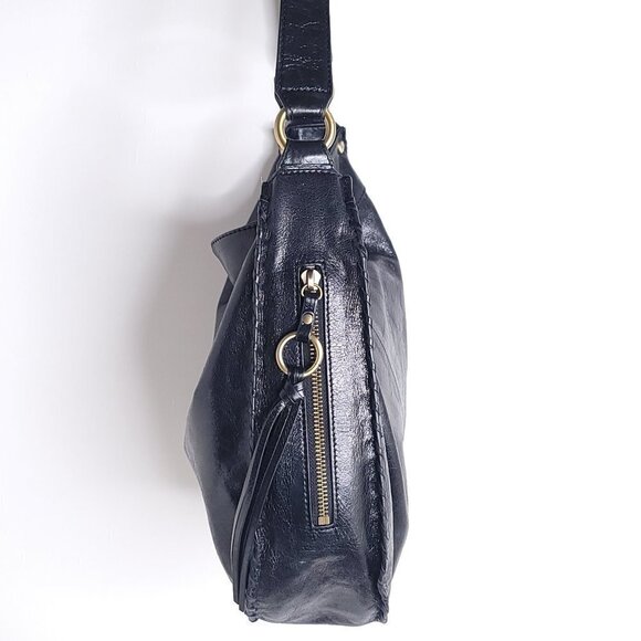 Hobo bianka leather shoulder bag black - Picture 6 of 12